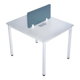 Modern Office Workstation Desk with Divider β 100Γ80 CM Huimei Furniture