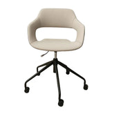 Humei CM-XS-077S Modern Swivel Office Chair β Dual-Tone Ergonomic Design with Black Metal Base Huimei Furniture