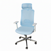 Humei 835-A High Back Mesh Office Chair β Ergonomic Design with Adjustable Headrest and Chrome Base