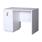 Huimei Office Table with Drawers β Matt White Color (100 cm / 120 cm) Huimei Furniture