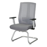 Huimei CO-912 Mesh Visitor Chair with Fixed Armrests β Grey Huimei Furniture