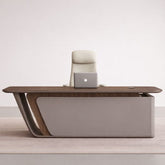 SQ-258 Modern Executive Office Desk β HDF Luxury Office Table (258 Γ 200 cm)