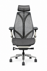 2003B-2W Ergonomic High Back Office Chair with Adjustable Headrest
