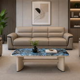 H07-CT01 Genuine Marble Coffee Table