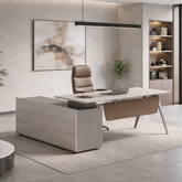 Huimei Executive Office Table, Matt White Color, YD-200
