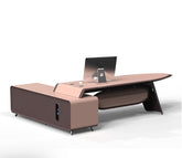 Luxury Executive Office Desk with Side Cabinet β JY01 Series (220Γ180 | 280Γ200 cm)