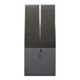 Huimei FL-01 Two Door Cabinet Grey Color Huimei Furniture