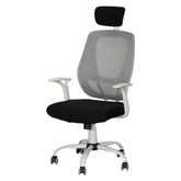Huimei MA-319 Ergonomic Mesh Office Chair with Headrest β Black & White Huimei Furniture
