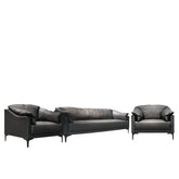 Huimei SF-237 Modern Office Sofa β PU Leather, Black Huimei Furniture