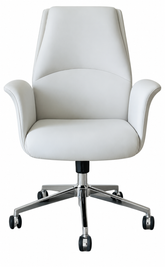 YS-2517-BW β Low Back Executive Office Chair (White)