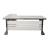 Huimei Executive Office Table β Glossy White Color Huimei Furniture