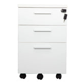 Huimei 3 Door Drawer β White Color Huimei Furniture