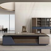 Huimei Executive L-Shaped Office Table β Brown 320 CM Huimei Furniture