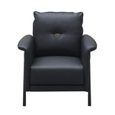 Huimei XP-233 Office Sofa Set – PU Leather, 3+1+1, Black / White Huimei Furniture