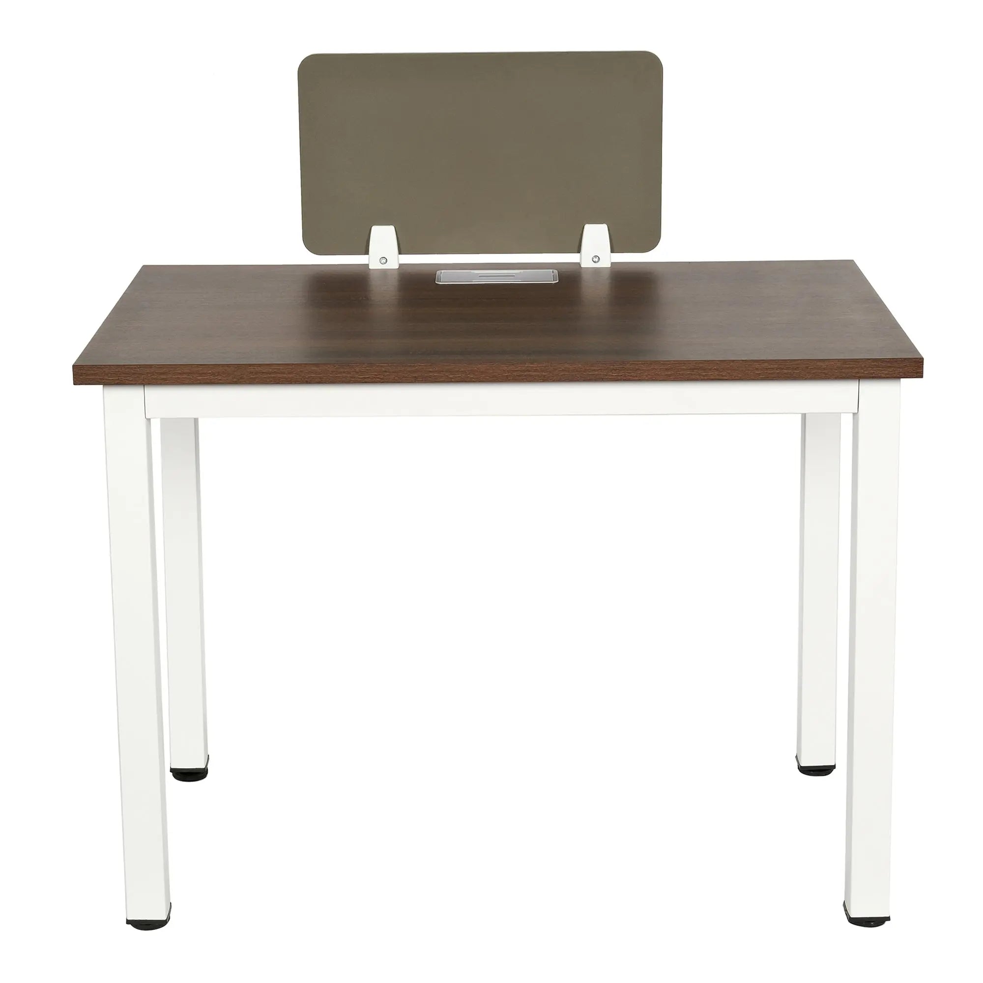 Compact Office Workstation Desk with Divider – 100×60 CM Huimei Furniture