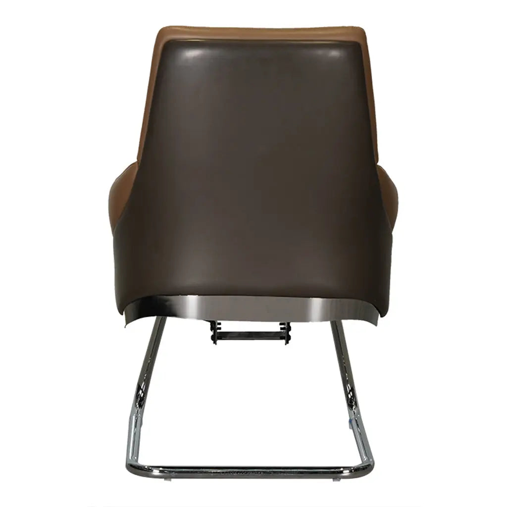 Huimei Office Visitor Chair YS-1524-C, Brown Color Huimei Furniture