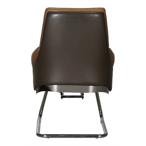 Huimei Office Visitor Chair YS-1524-C, Brown Color Huimei Furniture