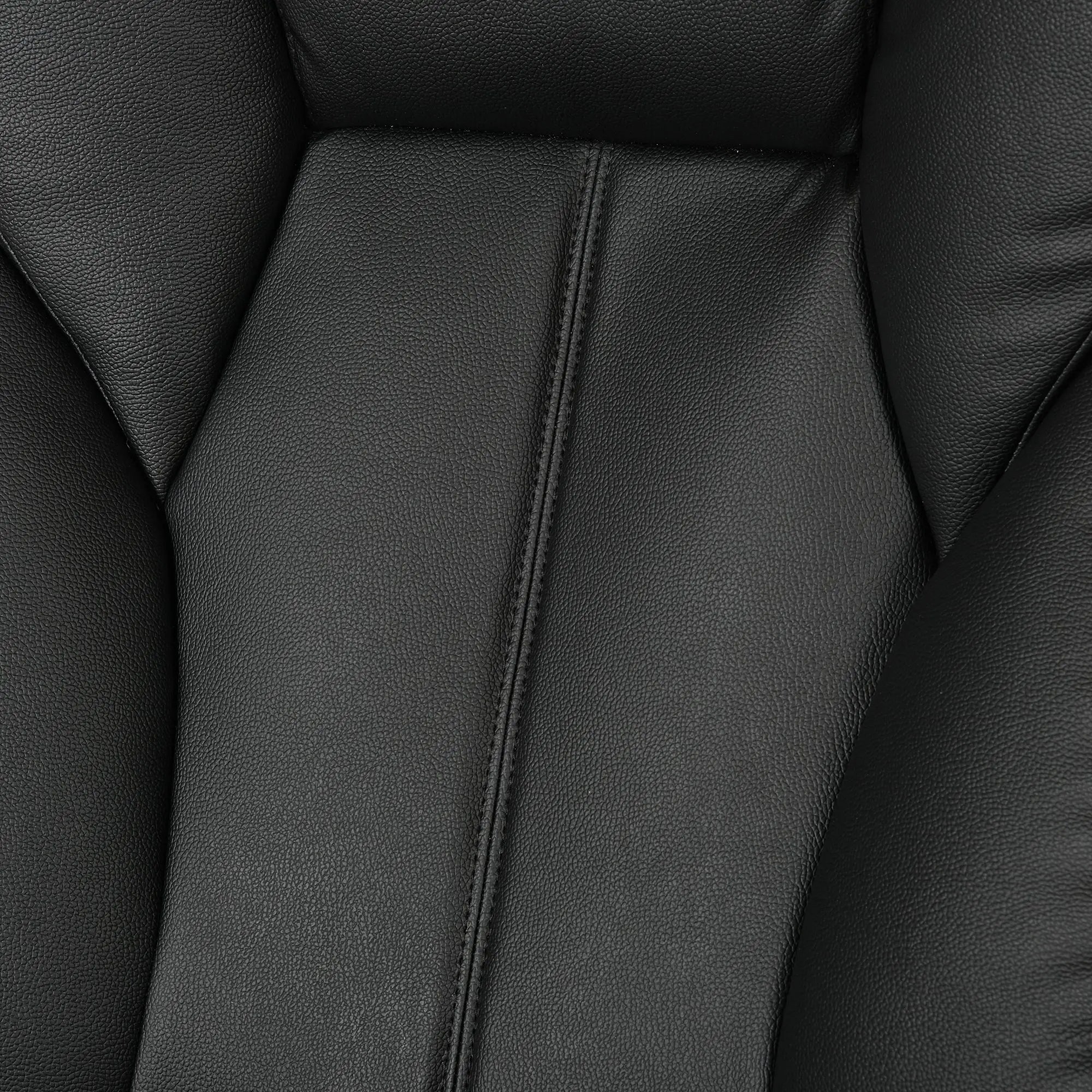 Huimei H-1708 Executive Office Chair – Black Leather with Chrome Base Huimei Furniture