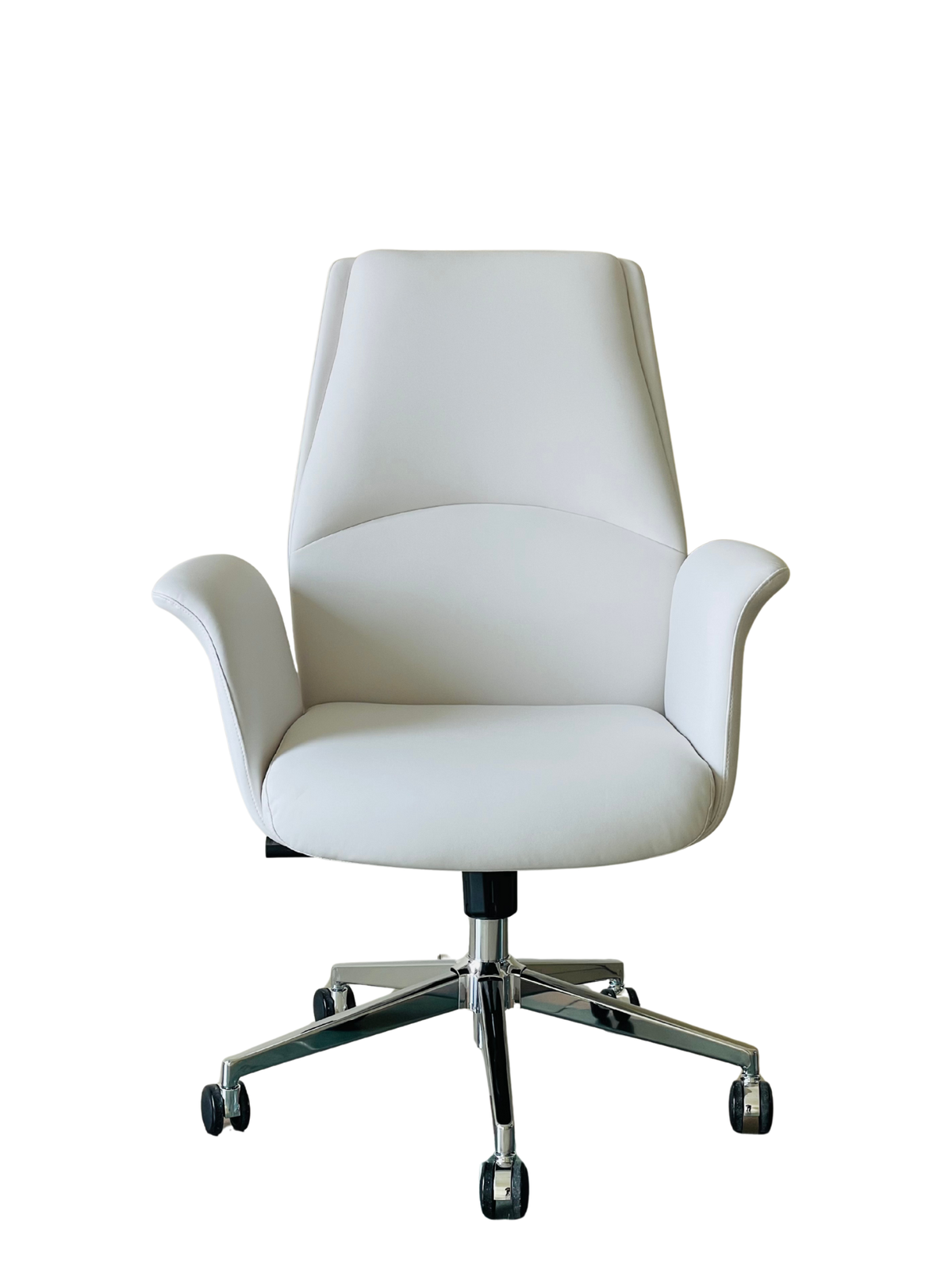 YS-2517-BW – Low Back Executive Office Chair (White)