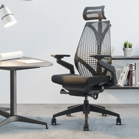 2003B-2 Ergonomic High Back Mesh Office Chair with Adjustable Headrest