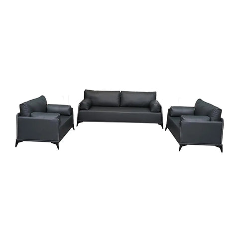Huimei PU Leather Sofa Set Grey Color, 2106-P Huimei Furniture