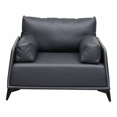Huimei PU Leather Sofa Set Grey Color, 2106-P Huimei Furniture
