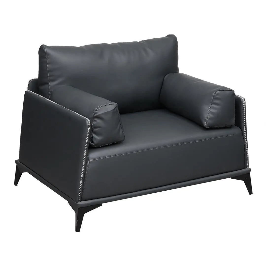 Huimei PU Leather Sofa Set Grey Color, 2106-P Huimei Furniture