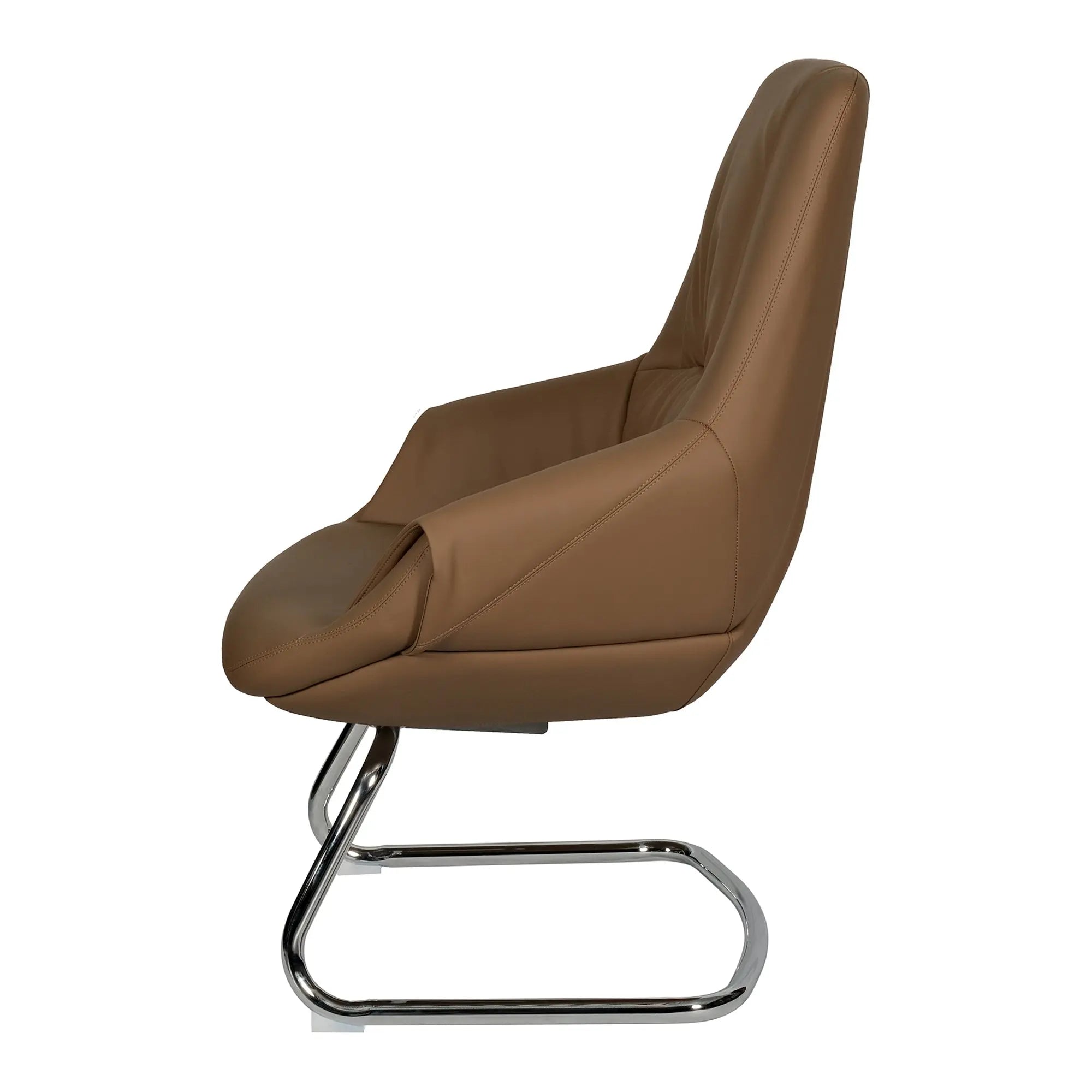 Huimei Office Visitor Chair 2212-C Brown Color Huimei Furniture