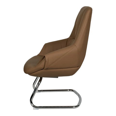 Huimei Office Visitor Chair 2212-C Brown Color Huimei Furniture