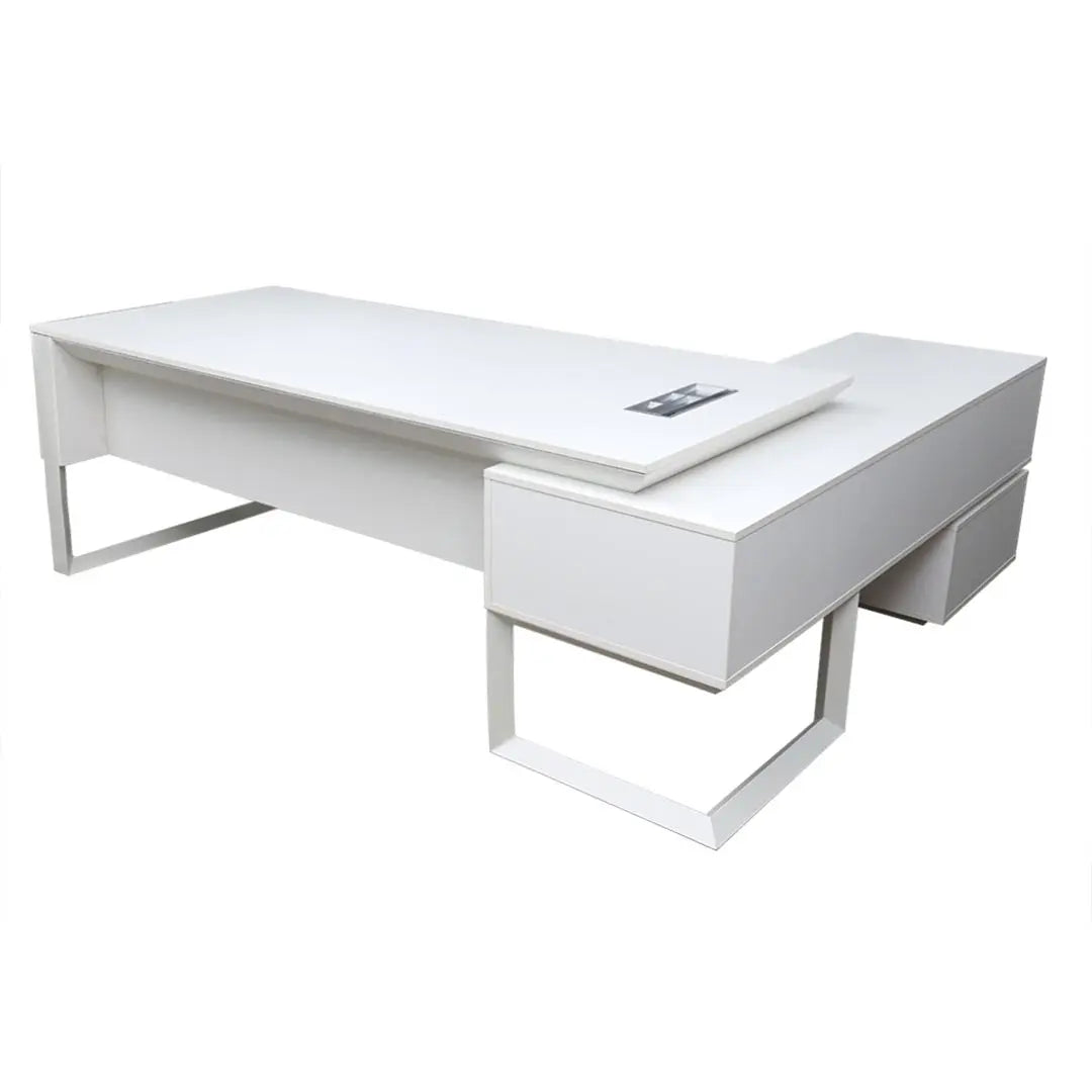 Executive Office Table 720-T01-2.4 White Color Huimei Furniture