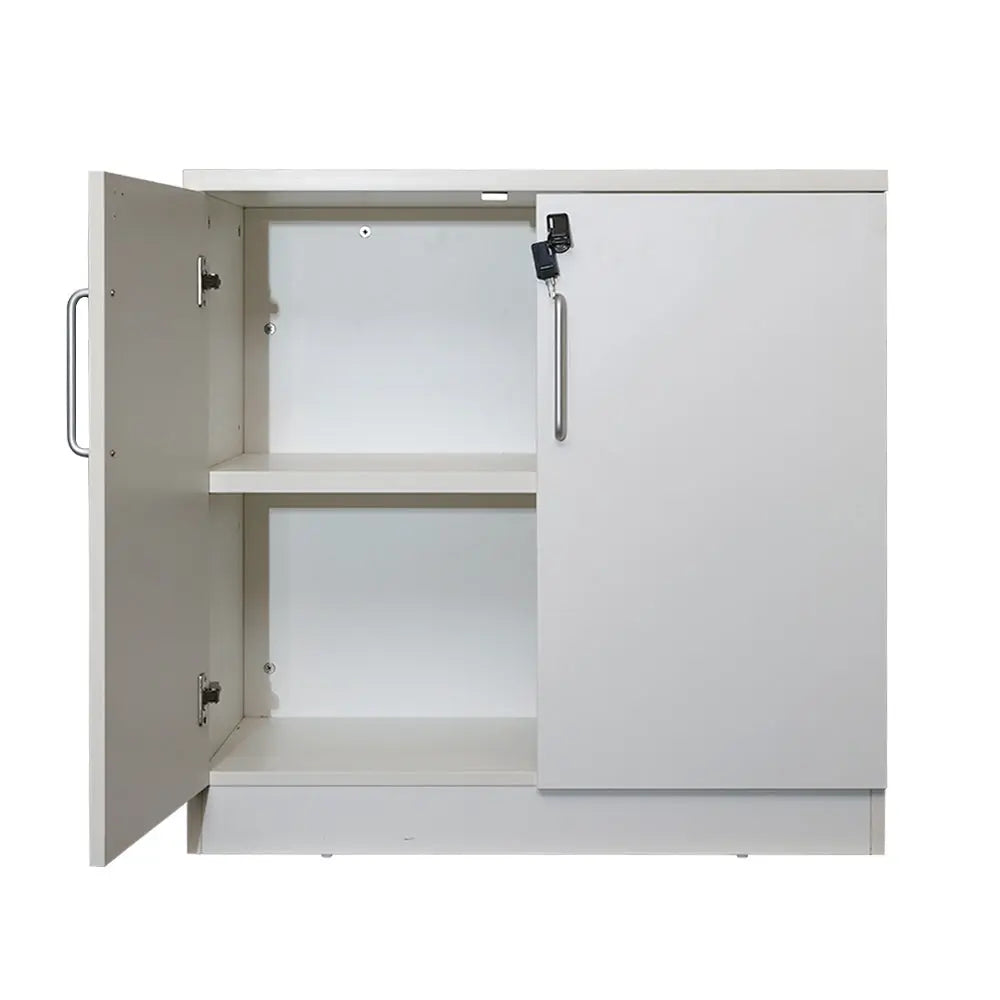 Huimei White Office Cabinet | 720-C07 | 80×40×80 cm Huimei Furniture