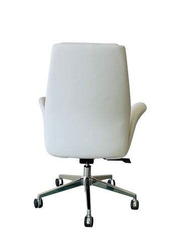 YS-2517-BW – Low Back Executive Office Chair (White)
