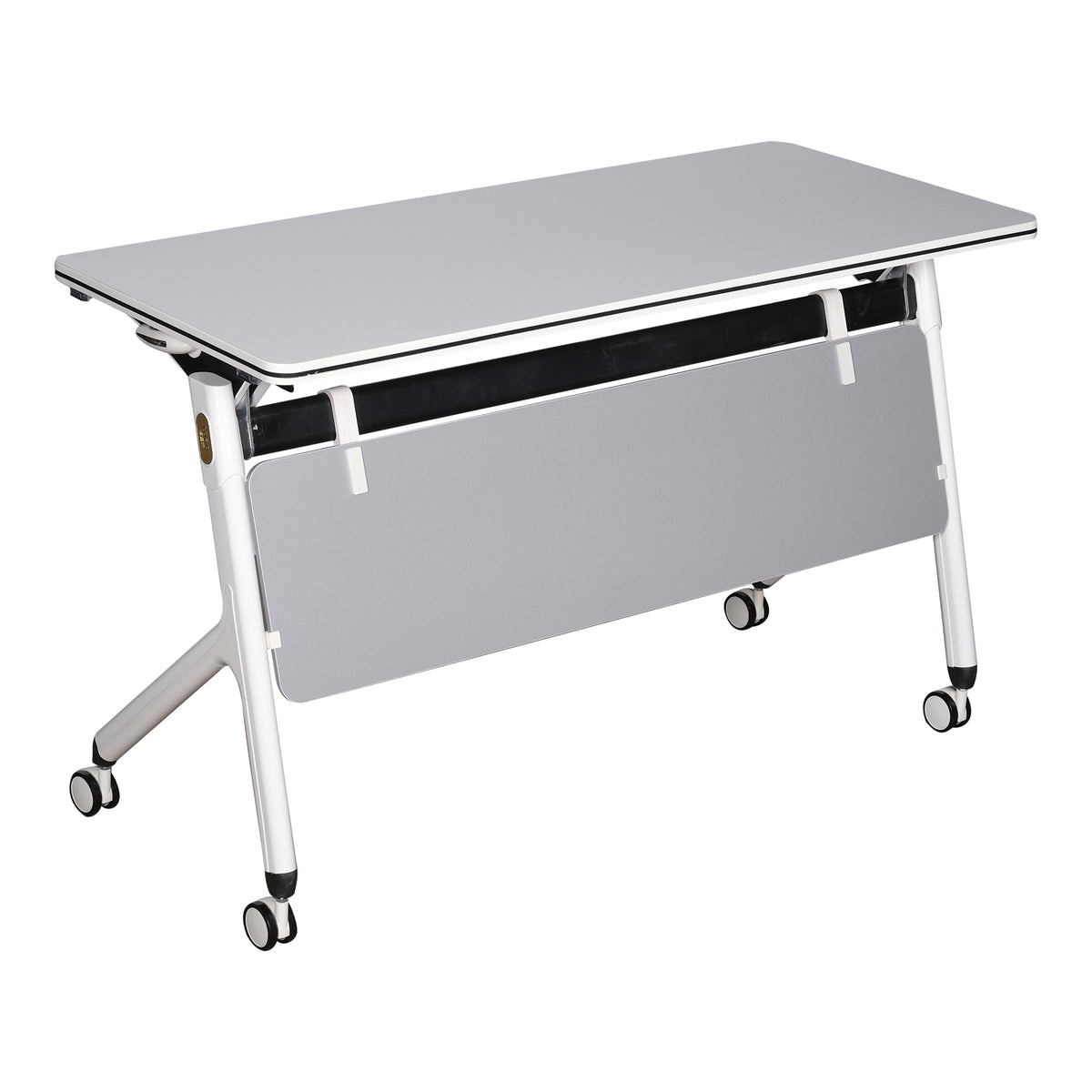 Huimei Folding Training Table, White Color
