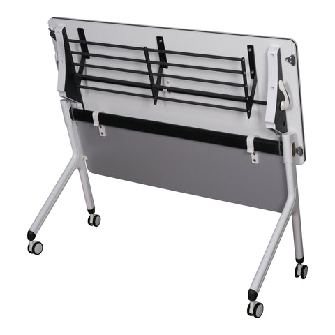 Huimei Folding Training Table, White Color