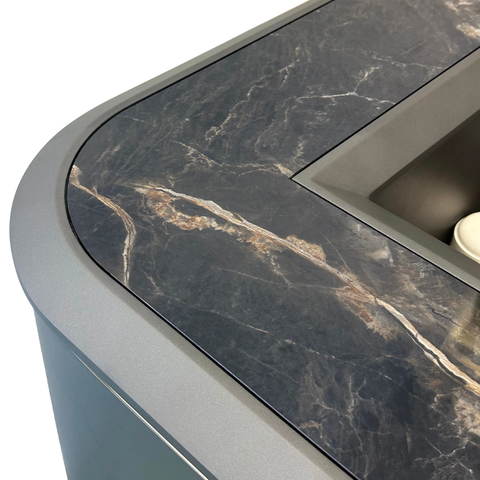 DW-FLL-018 Modern Luxury Reception Desk – 240 × 80 × 105 cm