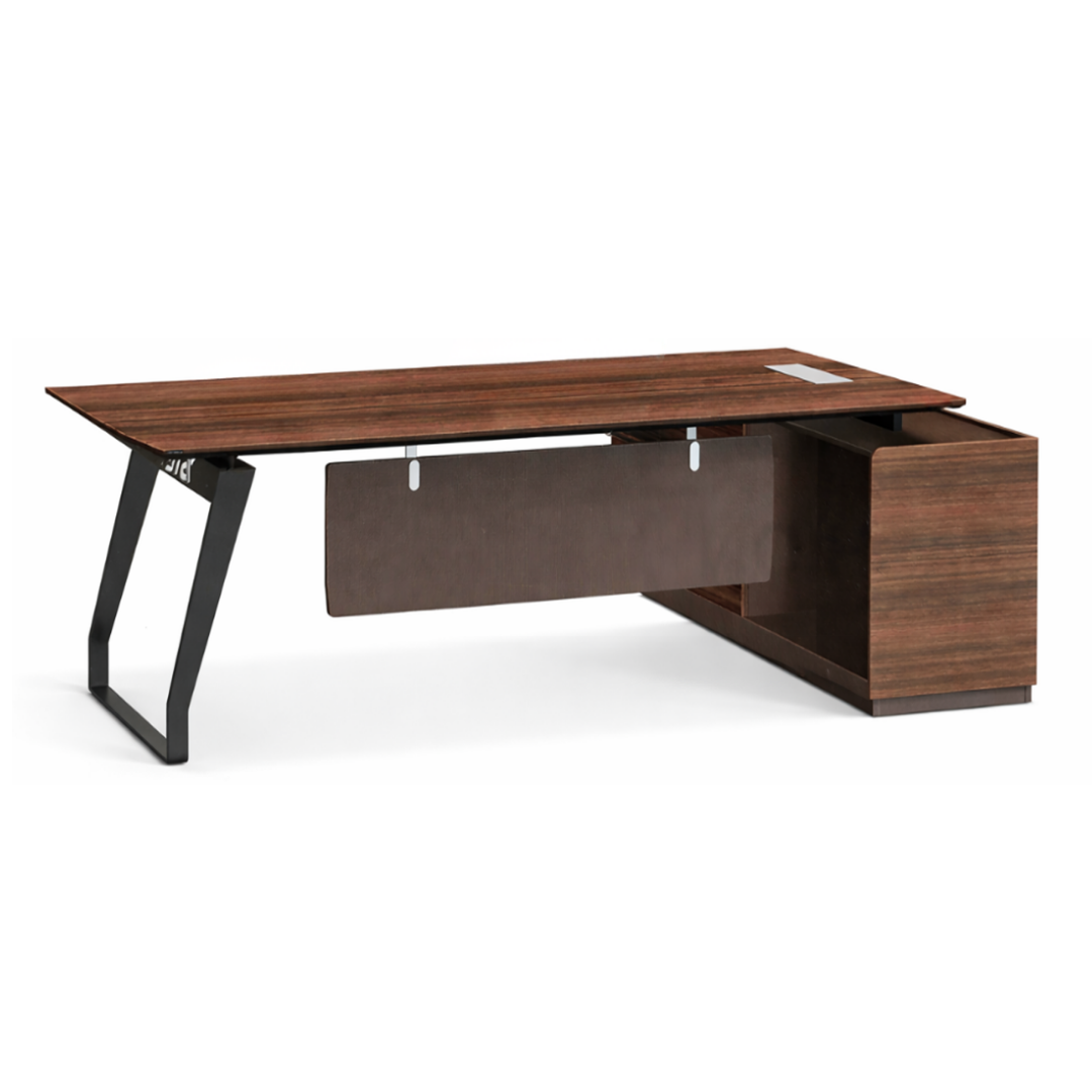 200 cm Executive Office Table BT-2001, Brown Color