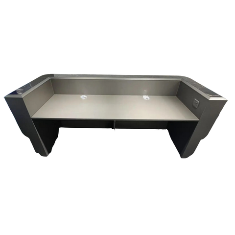 DW-FLL-018 Modern Luxury Reception Desk – 240 × 80 × 105 cm