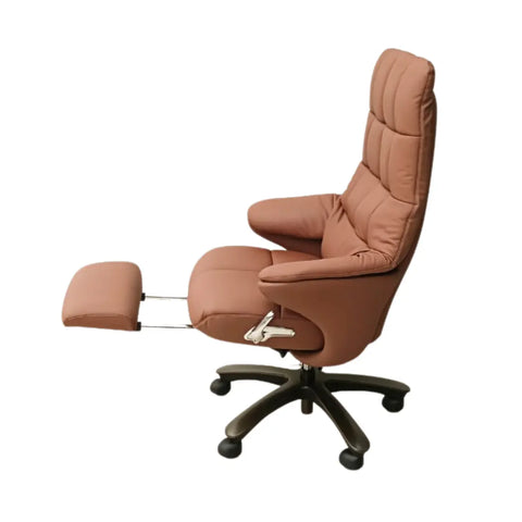Humei CM-B351ASTR Executive Recliner Office Chair with Footrest – Premium Leather Comfort Huimei Furniture