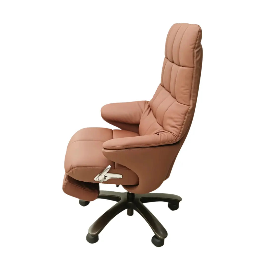 Humei CM-B351ASTR Executive Recliner Office Chair with Footrest – Premium Leather Comfort Huimei Furniture
