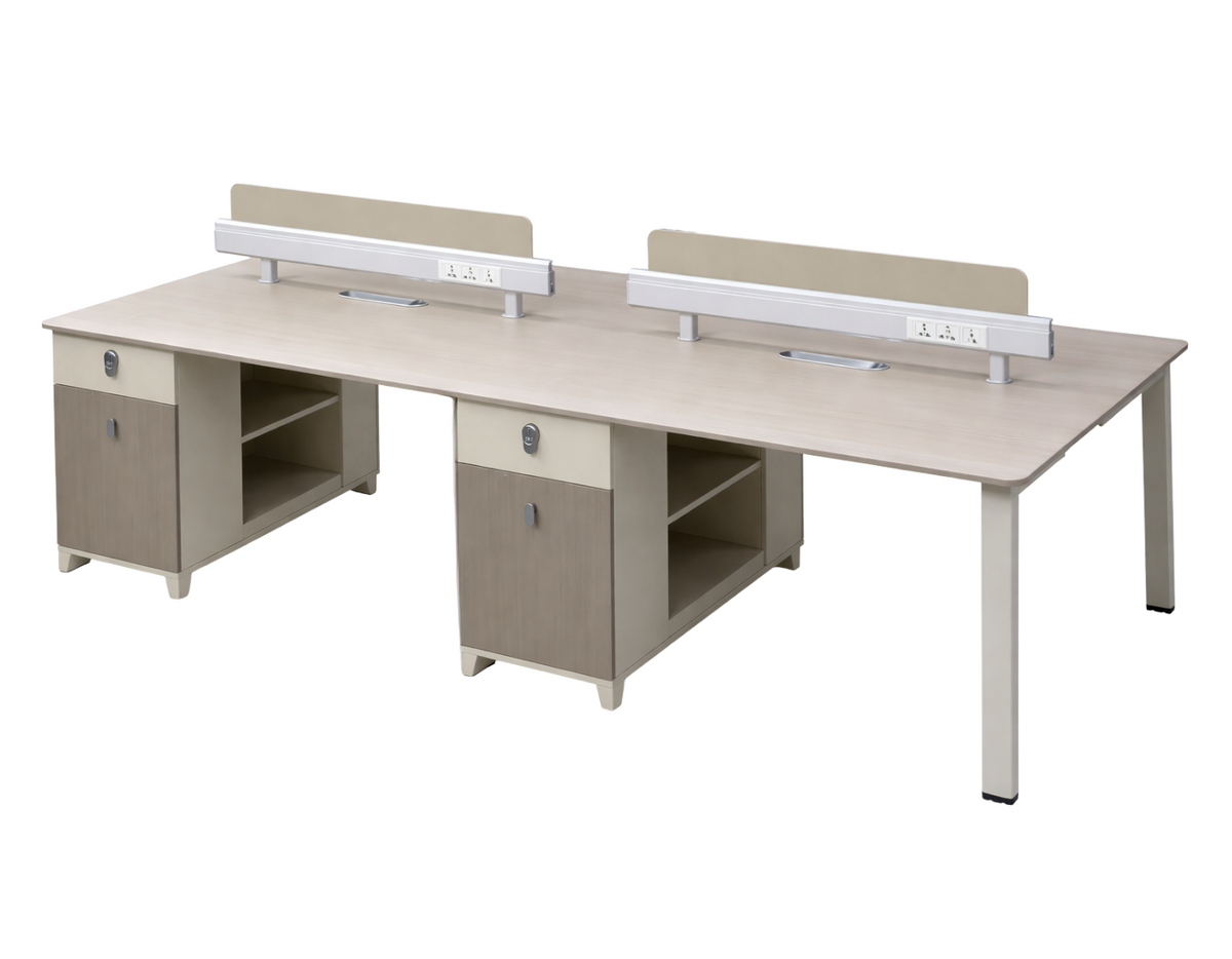 8824 Office Workstation Desk for 4 Persons – 240 × 120 cm