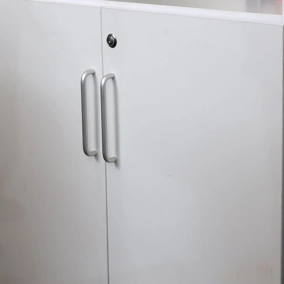 Huimei Two Door Cabinet 720-C05, Off White Color Huimei Furniture
