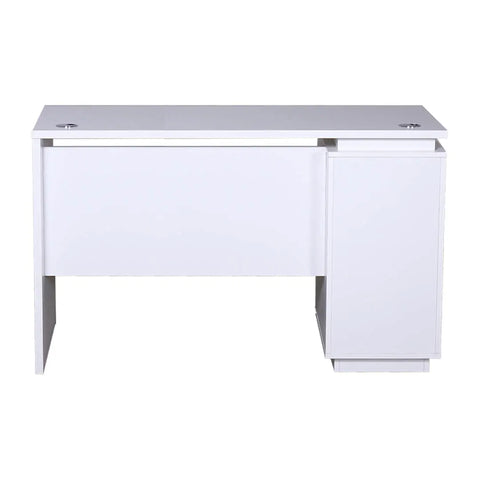 Huimei Office Table with Drawers – Matt White Color (100 cm / 120 cm) Huimei Furniture