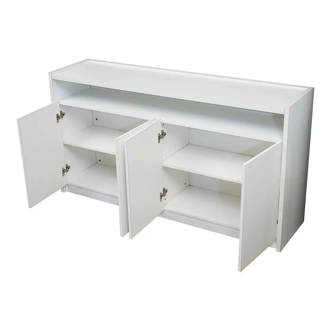 Huimei 810-C02 Low Cabinet, Matt White Color Huimei Furniture
