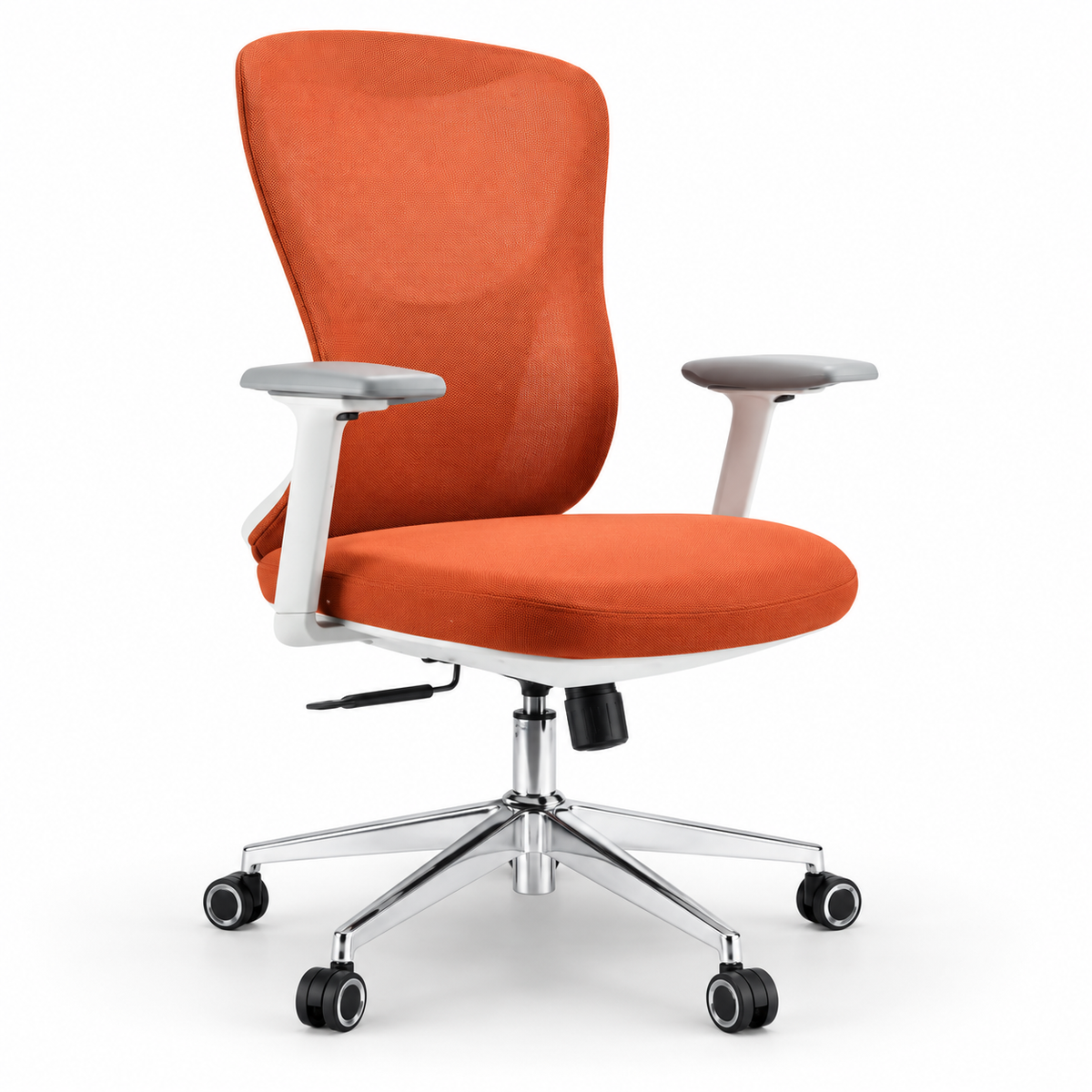 836-B Low Back Ergonomic Mesh Office Chair with Chrome Swivel Base