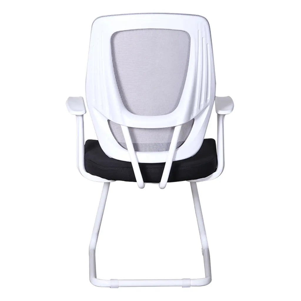 Huimei CO-319 Mesh Visitor Chair – Black & White Huimei Furniture