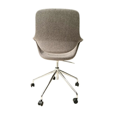 Humei CM-XS-075BSD Modern Fabric Office Chair – Contemporary Comfort with Sleek Chrome Base Huimei Furniture