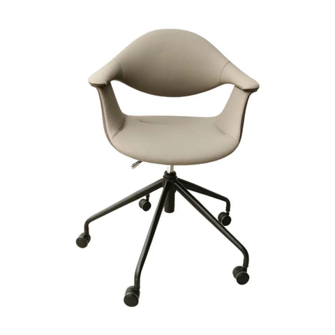 Humei CM-XS-075CS Modern Leather Office Chair – Minimalist Comfort with Sleek Black Base Huimei Furniture