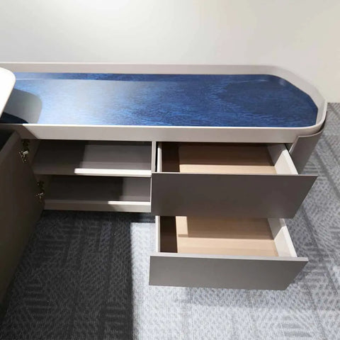 Huimei Executive Office Table, Grey Color, BB01-T01 Huimei Furniture