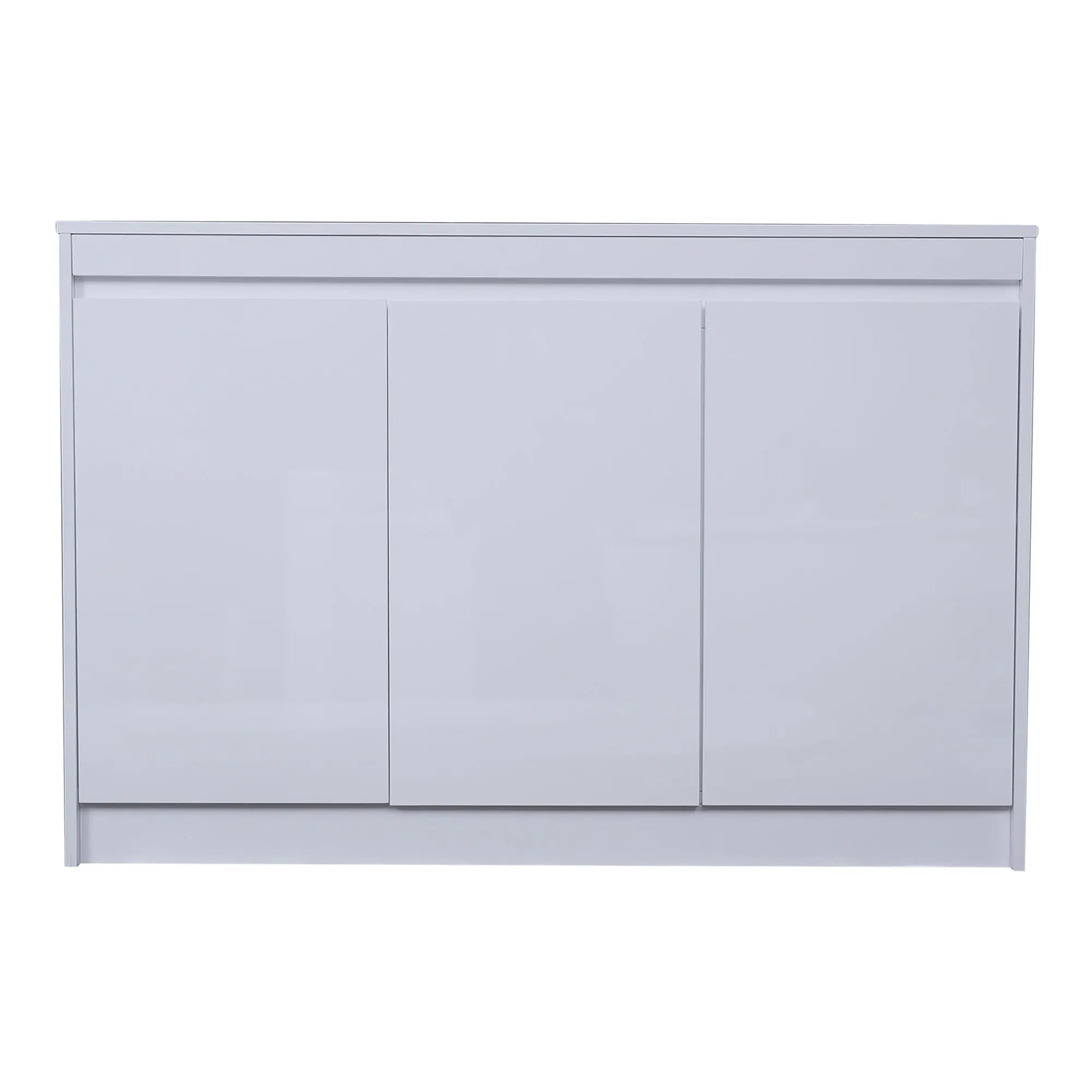 Huimei HDF Low Cabinet BG-9907 Glossy White Color Huimei Furniture