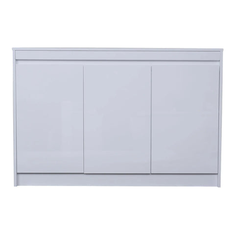 Huimei HDF Low Cabinet BG-9907 Glossy White Color Huimei Furniture